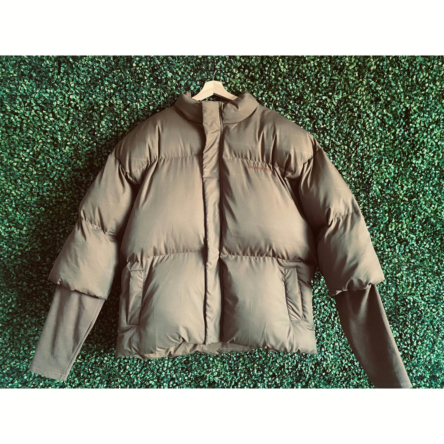 Brown Sleeved Puffer